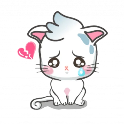 😢 Стикер «Snowy Cat» для Telegram