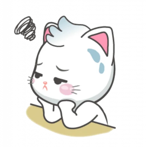 🤨 Стикер «Snowy Cat» для Telegram