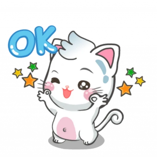 👌 Стикер «Snowy Cat» для Telegram