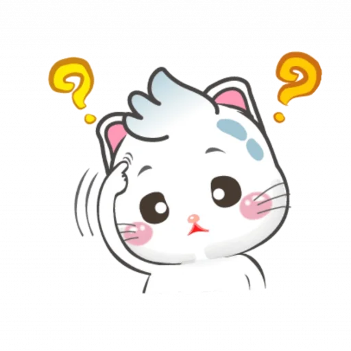 🤔 Стикер «Snowy Cat» для Telegram