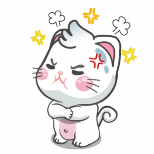 😠 Стикер «Snowy Cat» для Telegram