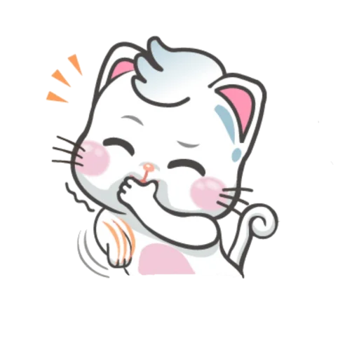 😄 Стикер «Snowy Cat» для Telegram