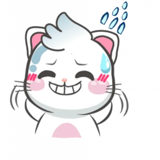 😬 Стикер «Snowy Cat» для Telegram