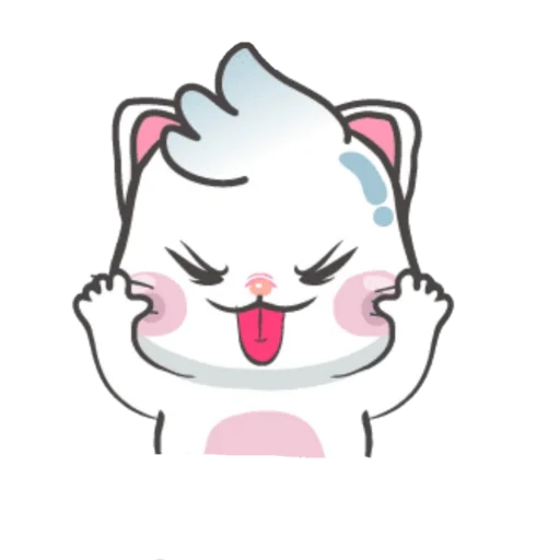 😛 Стикер «Snowy Cat» для Telegram