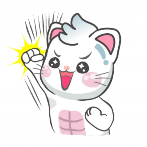 😻 Стикер «Snowy Cat» для Telegram
