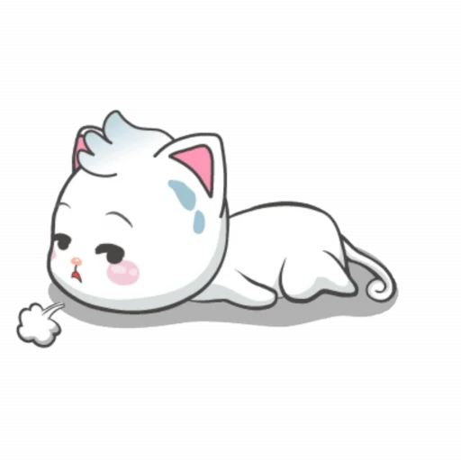 😒 Стикер «Snowy Cat» для Telegram