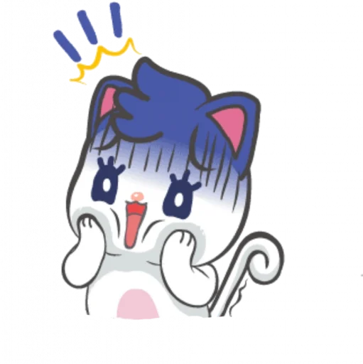 😱 Стикер «Snowy Cat» для Telegram