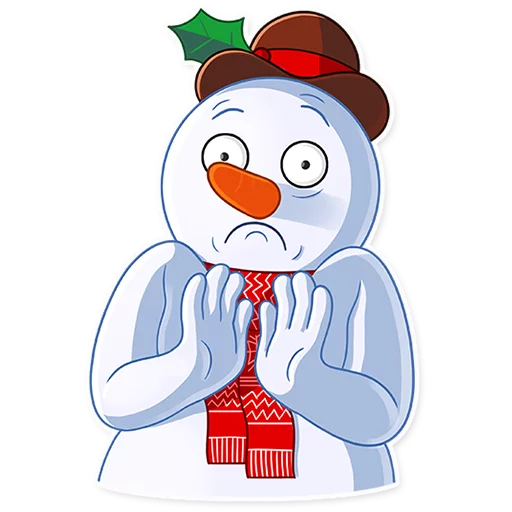 🙅 Стикер «Snowy Buddy» для Telegram
