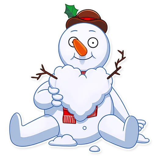 ❤ Стикер «Snowy Buddy» для Telegram