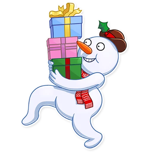 🎁 Стикер «Snowy Buddy» для Telegram