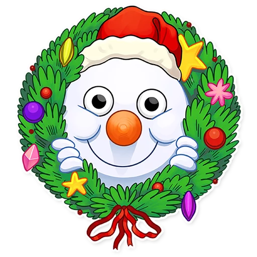 😊 Стикер «Snowy Buddy» для Telegram