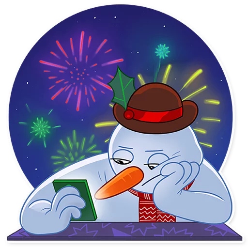 📱 Стикер «Snowy Buddy» для Telegram