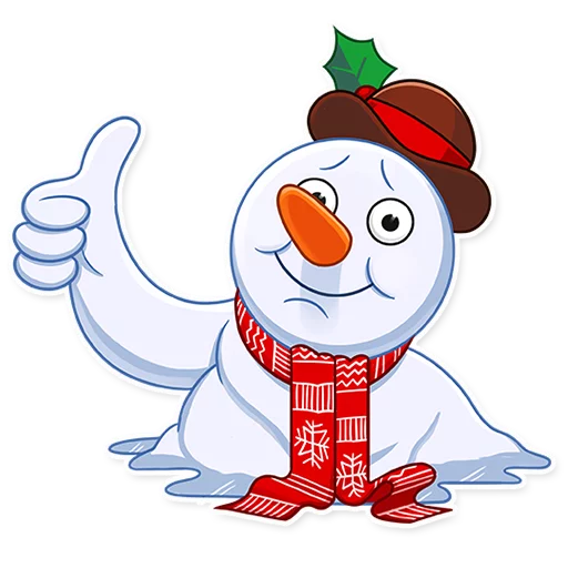 👍 Стикер «Snowy Buddy» для Telegram