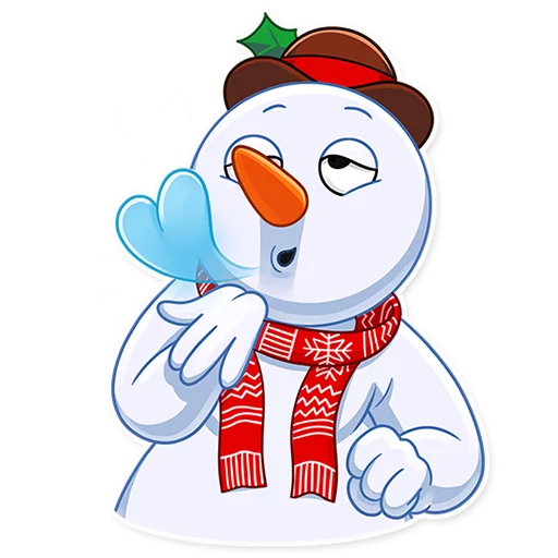 😘 Стикер «Snowy Buddy» для Telegram