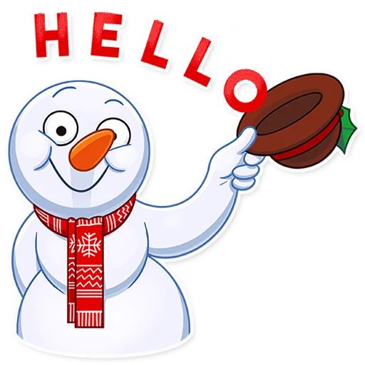 ✋ Стикер «Snowy Buddy» для Telegram