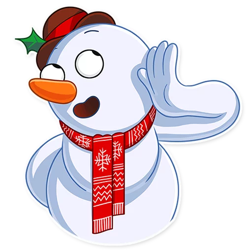 👂 Стикер «Snowy Buddy» для Telegram