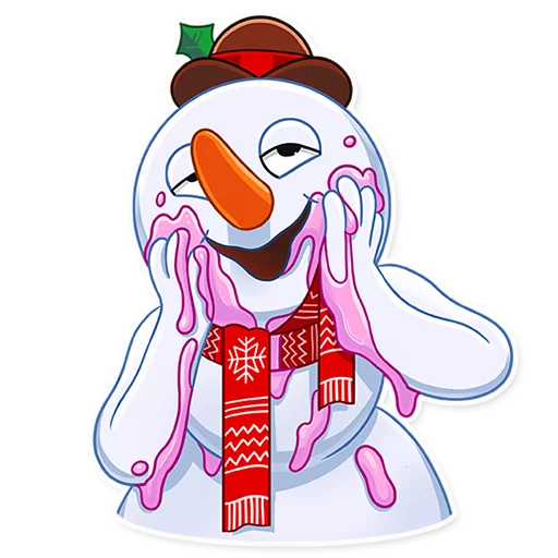 😍 Стикер «Snowy Buddy» для Telegram