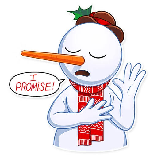 🤞 Стикер «Snowy Buddy» для Telegram
