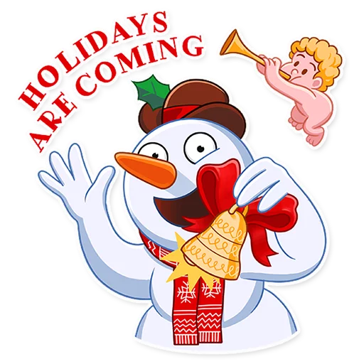 🎅 Стикер «Snowy Buddy» для Telegram
