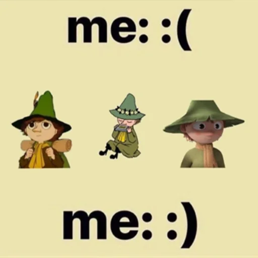 😊 Стикер «Снусмумрик» для Telegram