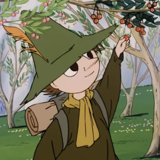 🌿 Стикер «Snufkin» для Telegram