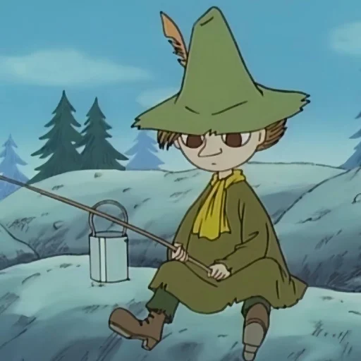 🌿 Стикер «Snufkin» для Telegram