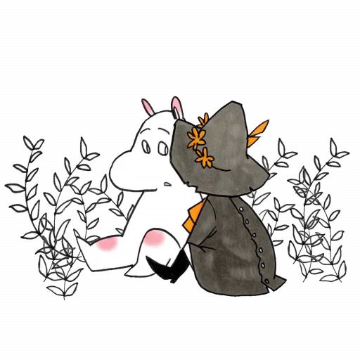 🌿 Стикер «Snufkin» для Telegram
