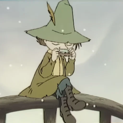 🌿 Стикер «Snufkin» для Telegram