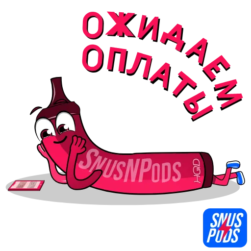 ☺ Стикер «Snus NPods» для Telegram