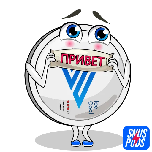 Стикерпак Snus NPods для Telegram — скачать