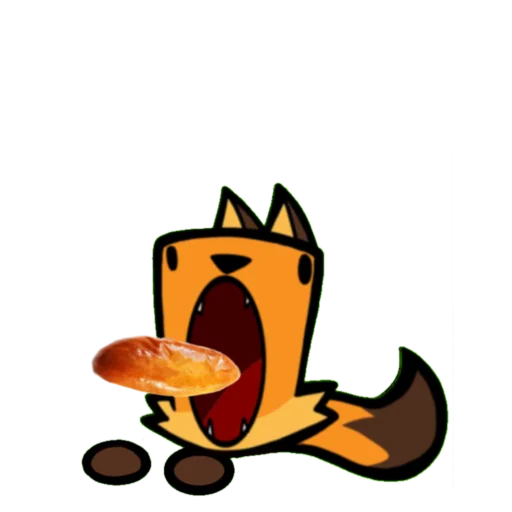 🥐 Стикер «Стикеры снюсого лиса» для Telegram