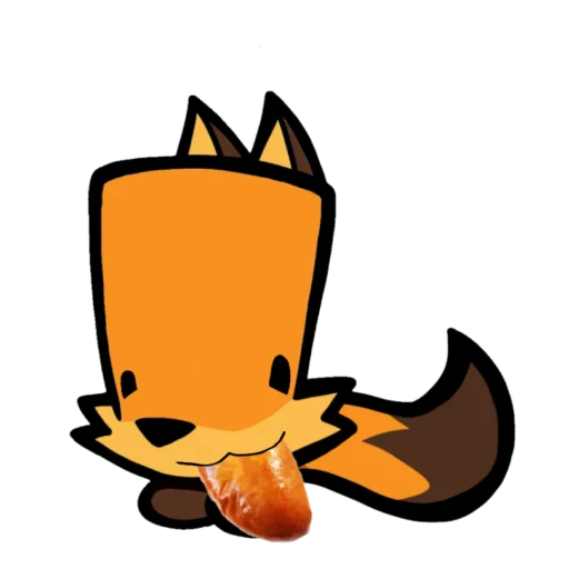 😋 Стикер «Стикеры снюсого лиса» для Telegram