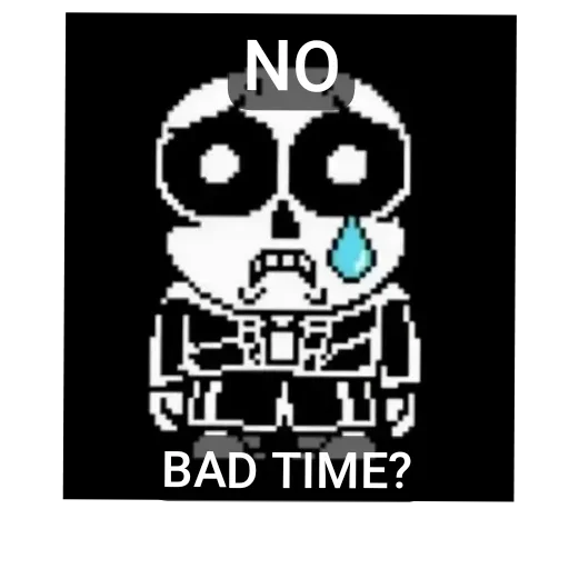😭 Стикер «Sans Undertale» для Telegram