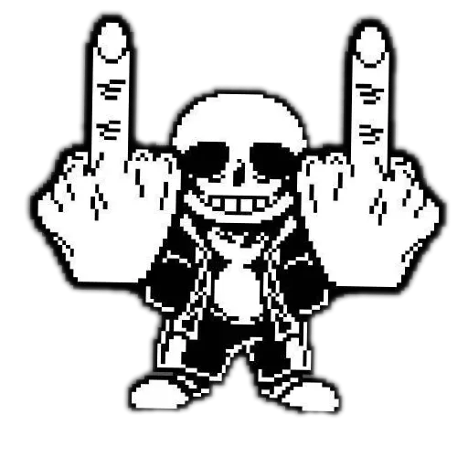 👍 Стикер «Sans Undertale» для Telegram