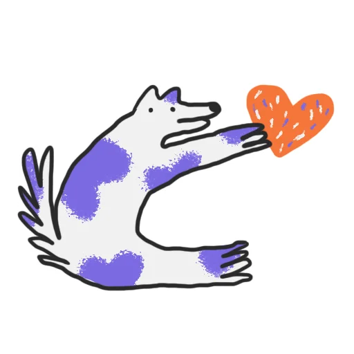 😘 Стикер «crococow dog» для Telegram