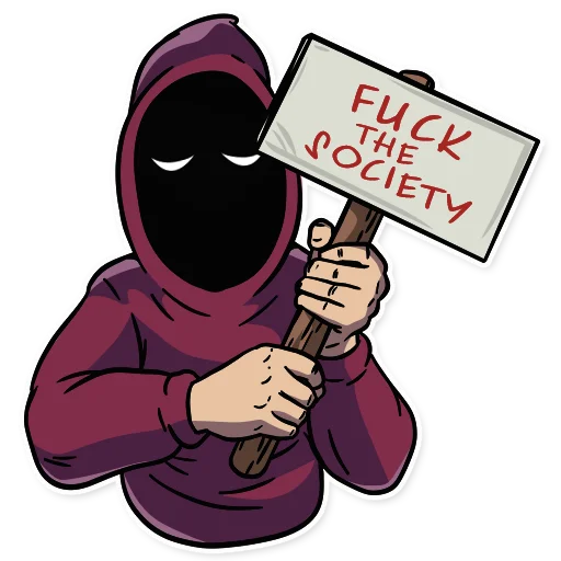 🖕 Стикер «Social_Engineering» для Telegram