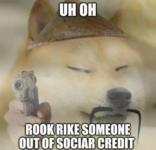 🔫 Стикер «China Social Credits 【﻿Ｔｉａｎａｎｍｅｎ １９８９ Ｅｄｉｔｉｏｎ】» для Telegram