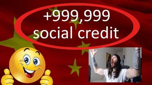 😌 Стикер «Social credit china» для Telegram
