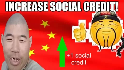 🇨🇳 Стикер «Social Credit» для Telegram