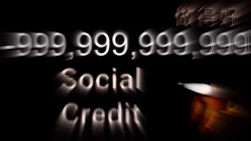 😱 Стикер «Social Credit» для Telegram