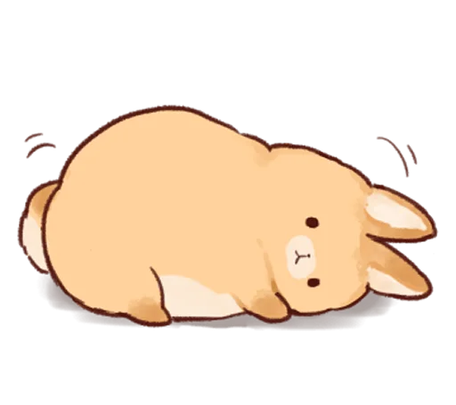 😌 Стикер «Soft and cute rabbits» для Telegram