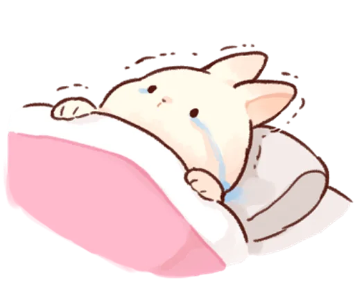 😭 Стикер «Soft and cute rabbits» для Telegram