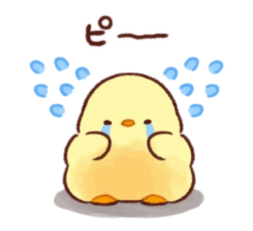 🐥 Стикер «Soft and cute chick winter» для Telegram