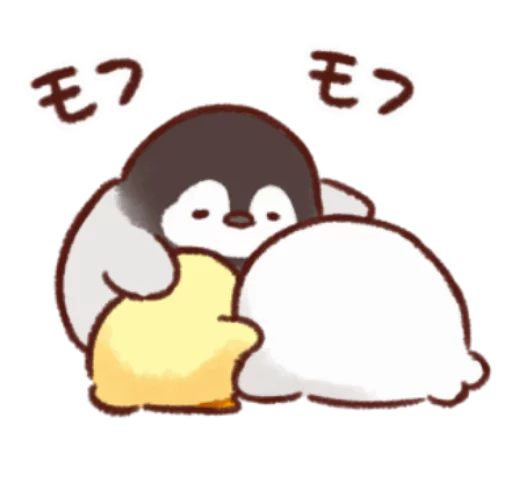 🐥 Стикер «Soft and cute chick winter» для Telegram