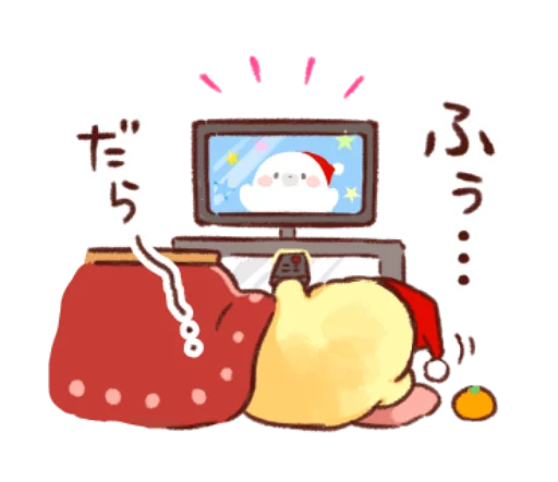 🐥 Стикер «Soft and cute chick winter» для Telegram