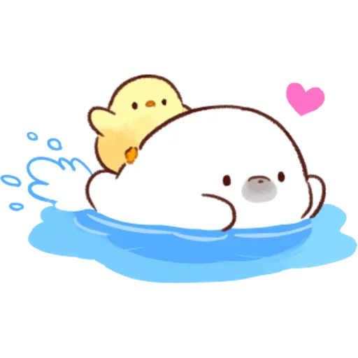 👋 Стикер «Soft and Cute Chicks Summer» для Telegram