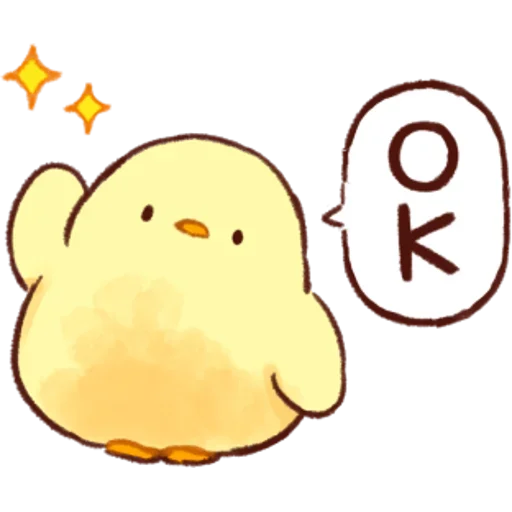 🆗 Стикер «Soft and Cute Chicks Summer» для Telegram