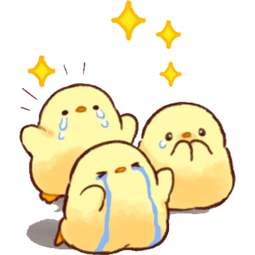 ✨ Стикер «Soft and Cute Chicks Summer» для Telegram