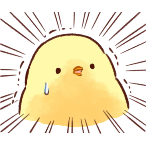 😰 Стикер «Soft and Cute Chicks Summer» для Telegram
