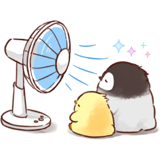 🔥 Стикер «Soft and Cute Chicks Summer» для Telegram